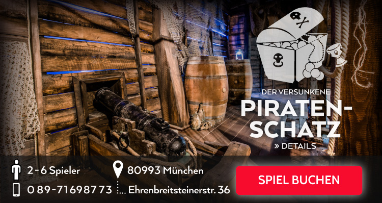 Der versunkene Piratenschatz Escape Game München