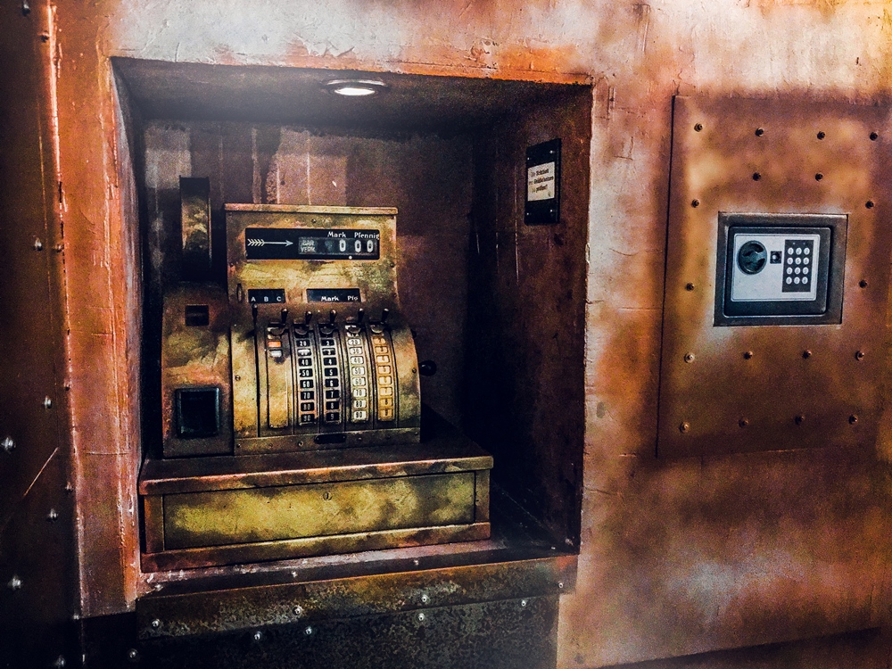 Zahlenkombination des Safes