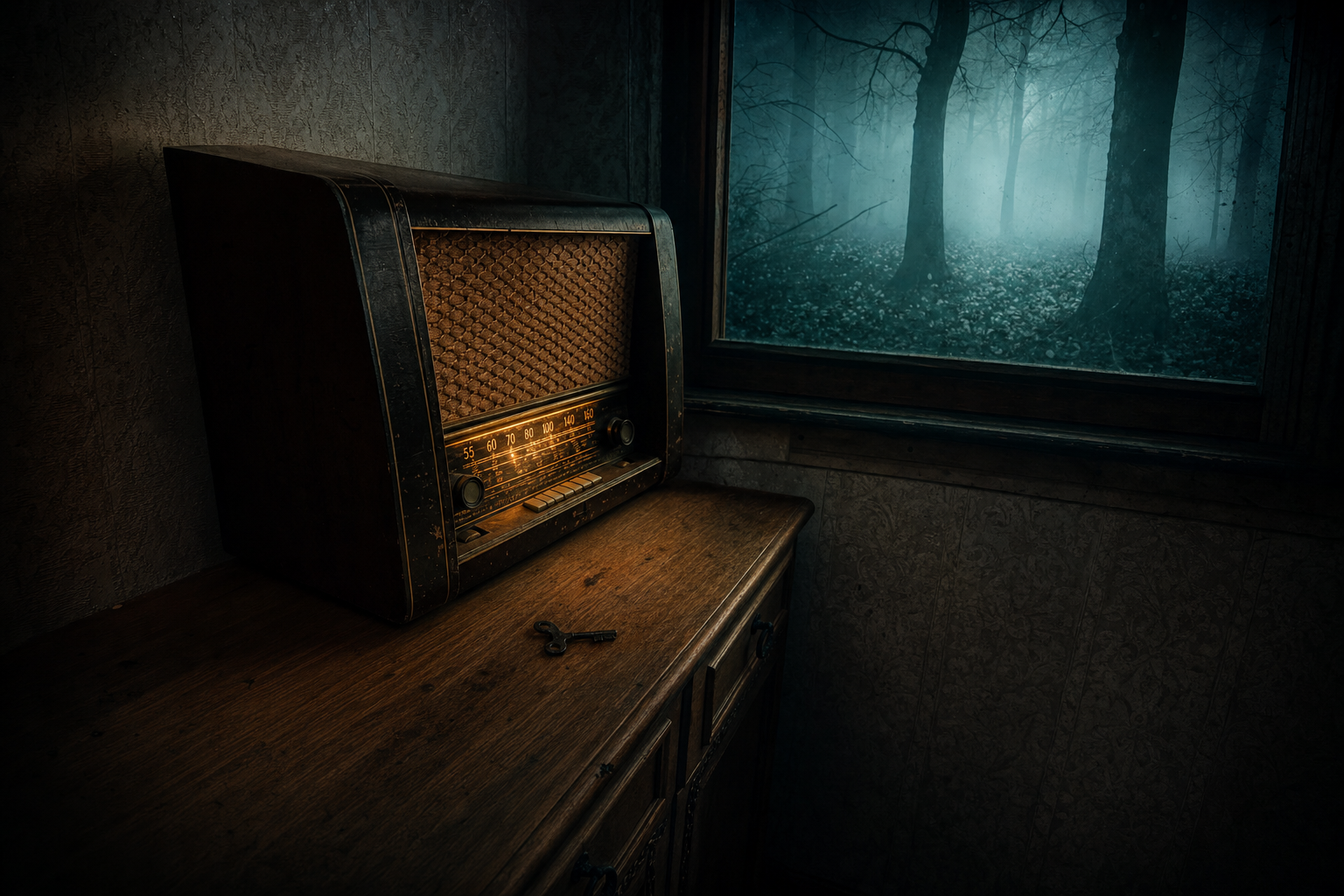 Blackwater Motel – Horror Escape Room München: Radio am Fenster